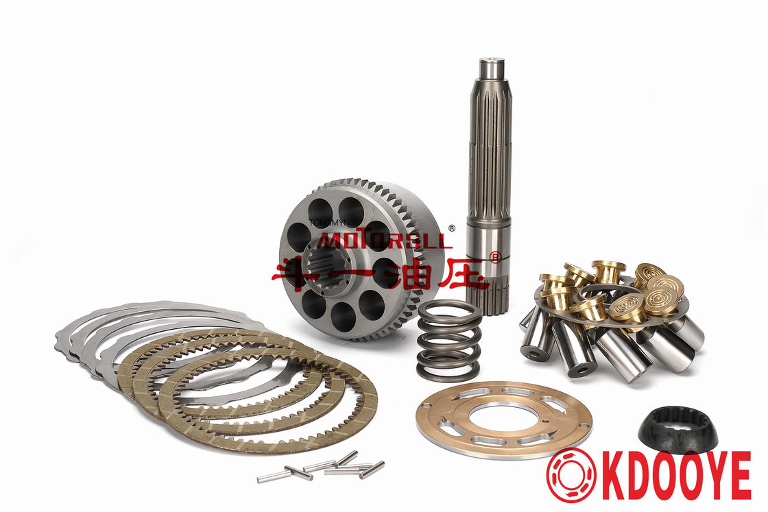 M2X146 bagian mesin ayunan EX200-5 SK230-6 345B blok katup pelat set pelat bola jelas sepatu pelat segel kit piston